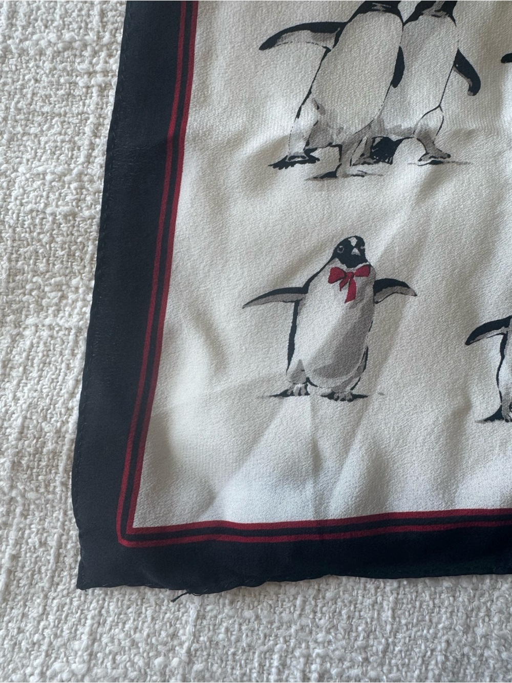 Set of Talbot Printed Silk Scarves - Picture 9 of 10